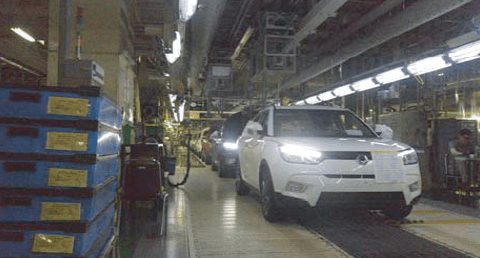 Ssangyong Motors Production line conveyor